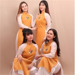 Áo dài bưng quả 06