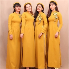 Áo dài bưng quả 07