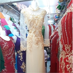 Áo dài cưới 01